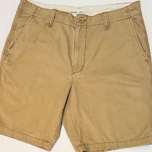 Old Navy Other - Old Navy Men’s Khaki Shorts Lived-In Straight Tan Size 36 Casual